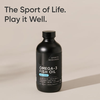 Sports Research Total Omega-3 Fish Oil from Wild Sockeye Salmon, Alaska Pollock, Antarctic Krill, Astaxanthin + Phospholipids & Wax Esters for Absorption | 960mg of EPA & DHA - Fresh Lemon Scent (120 - Nirvana Guru