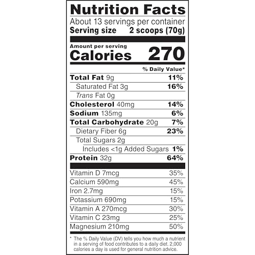 Muscle Milk Genuine Protein Powder, Chocolate, 1.93 Pounds, 13 Servings, 32g Protein, 2g Sugar, Calcium, Vitamins A, C & D, NSF Certified for Sport, Energizing Snack, Packaging May Vary Nirvana Guru