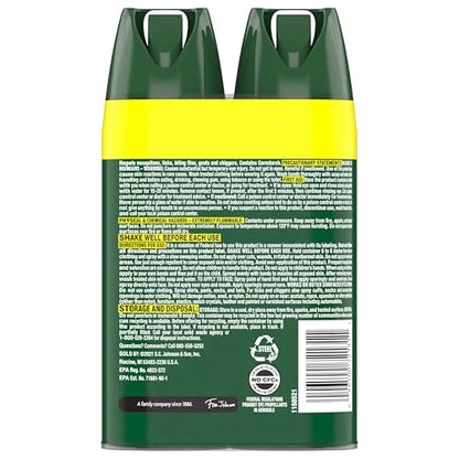 OFF! Deep Woods Insect Repellent Aerosol, Dry, Non-Greasy Formula, Bug Spray with Long Lasting Protection from Mosquitoes, 4 Oz, 2 Count Nirvana Guru