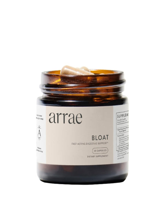 Arrae Fast-Acting Bloating Relief Digestive Enzymes, All Natural Bloat, Gas & Indigestion Relief Capsules, 60 Count - Nirvana Guru