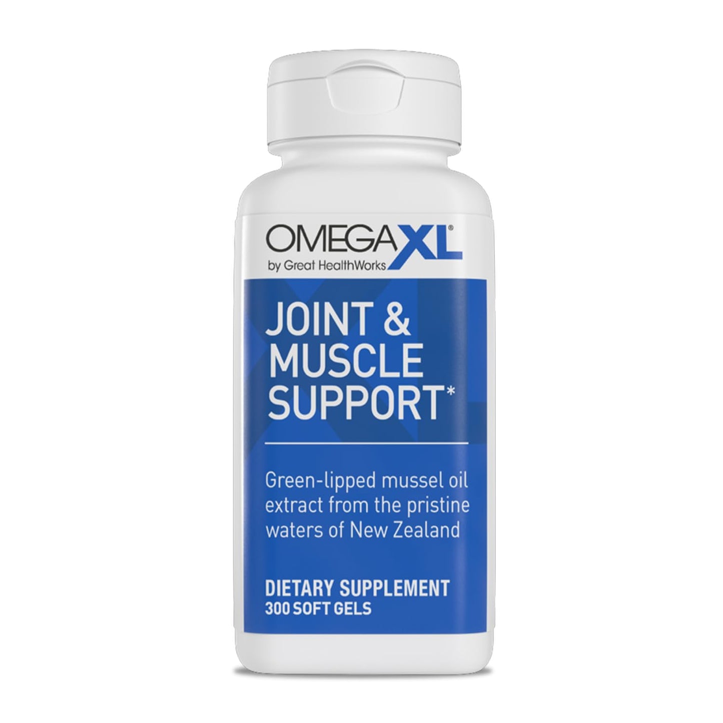 OmegaXL Joint Support Supplement - Natural Muscle Support, Green Lipped Mussel Oil, Soft Gel Pills, Drug-Free, 120 Count Nirvana Guru