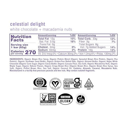 Gomacro, Nutrition Bar Oatmeal Chocolate Chip Organic 12 Count, 2.3 Ounce