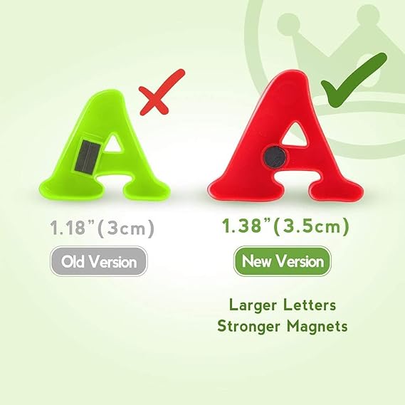 Coogam Magnetic Letters Numbers Alphabet Fridge Magnets Colorful Plastic ABC 123 Educational Toy Set Preschool Learning Spelling Counting Uppercase Lowercase Math for 3 4 5 Years Kid(78 Pcs) nirvanaguru