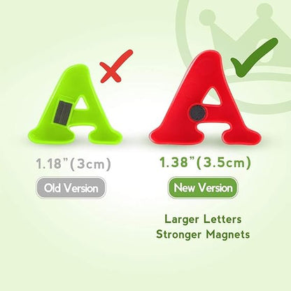 Coogam Magnetic Letters Numbers Alphabet Fridge Magnets Colorful Plastic ABC 123 Educational Toy Set Preschool Learning Spelling Counting Uppercase Lowercase Math for 3 4 5 Years Kid(78 Pcs) nirvanaguru