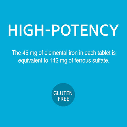 21st Century Slow Release Iron Tablets, 60 Count Nirvana Guru