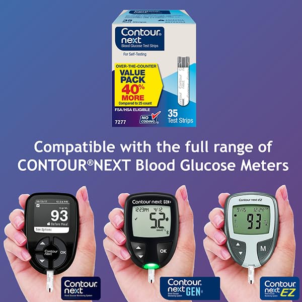 Contour Next Blood Glucose Test Strips for Diabetes, 70 Count (Pack of 1) Nirvana Guru