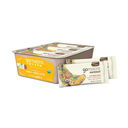Gomacro, Nutrition Bar Oatmeal Chocolate Chip Organic 12 Count, 2.3 Ounce