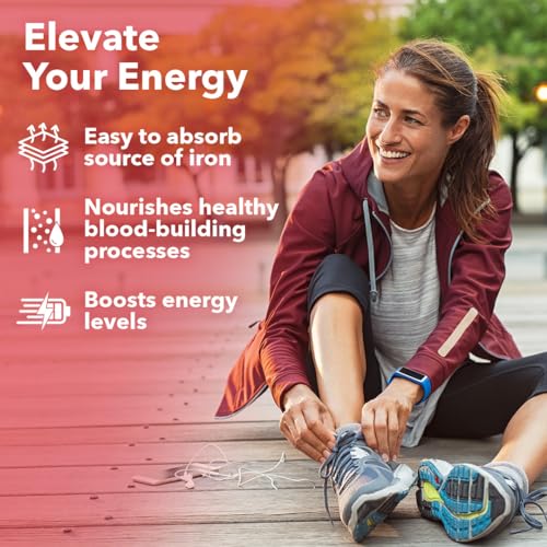 LifeSeasons - Blood Nourish-R - Iron Deficiency Supplement - Supports Anemia, Fatigue, Paleness & Dizziness - No Constipation - Blood Building - Iron, Alfalfa, Raspberry & Vitamin B-12-60 Capsules - Nirvana Guru