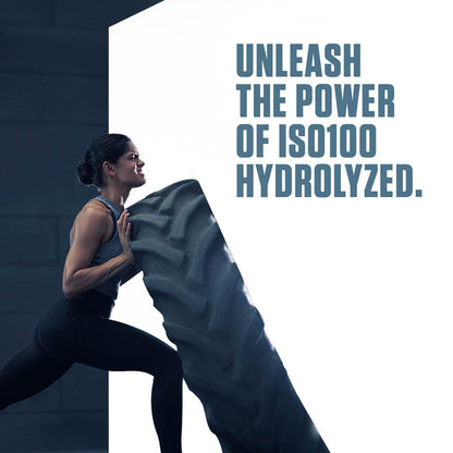 Dymatize ISO100 Whey Protein Powder Isolate, Gourmet Chocolate, 25g of Protein, 20 Servings, 5.5g BCAAs, Less Than 120 Cal., Gluten Free, 1g Fat, 1g Sugar, 2g Carb
