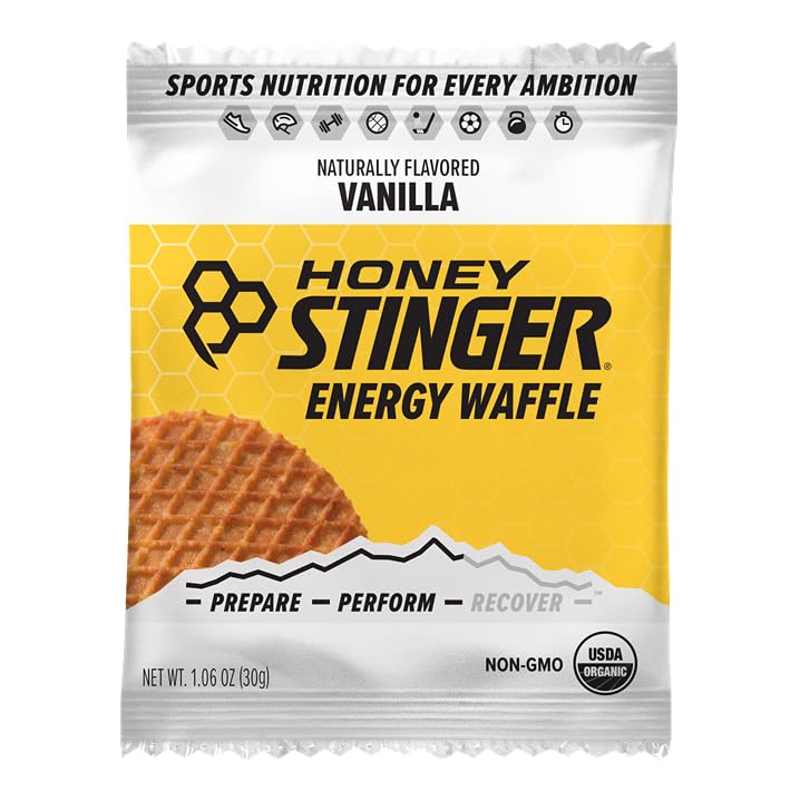 Honey Stinger Organic Honey Waffle Energy Stroopwafel for Exercise, Endurance and Performance Sports Nutrition for Home & Gym, Pre and Post Workout Box of 16 Waffles, 16.96 Ounce (Pack of 16)