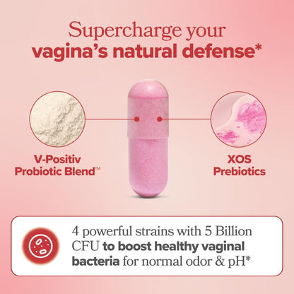 O Positiv URO Vaginal Probiotics for Women pH Balance with Prebiotics & Lactobacillus Probiotic Blend - Vaginal Health Supplement - Promote Healthy Vaginal Odor & Vaginal Flora, 60 Count (Pack of 1) Nirvana Guru