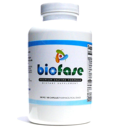 Biofase-Premium-Enzyme-Formula 180 Capsules - Biofilm Defense & Digestion - Systemic Enzymes to Support Intestinal Health - No Fillers! Nirvana Guru