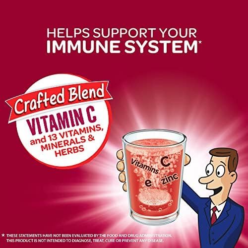 Airborne Very Berry Effervescent Tablets, 10 count - 1000mg of Vitamin C - Immune Support Supplement (Pack of 2) Nirvana Guru