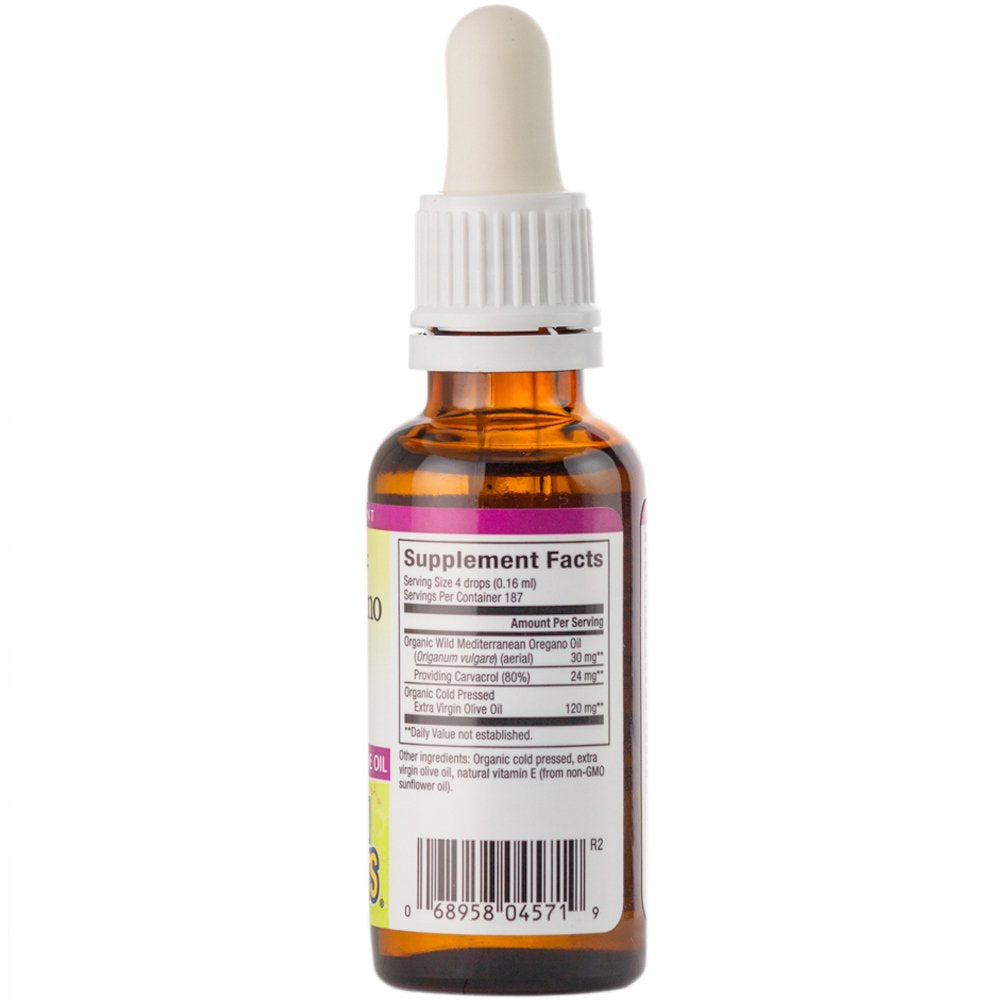 Natural Factors Certified Organic Oil of Oregano, Herbal Supplement for Immune Support, Vegan, Non-GMO, 2 Fl Oz - Nirvana Guru