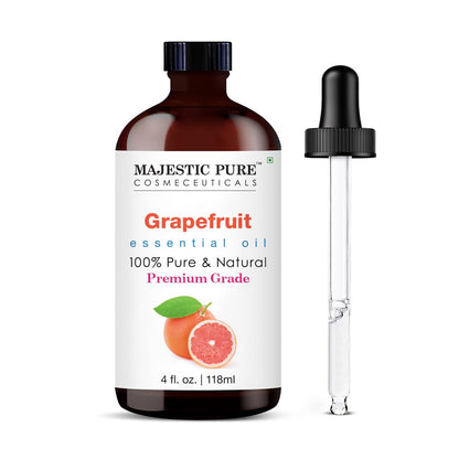 Majestic Pure Lavender Essential Oil with Glass Dropper | 100% Pure and Natural Lavender Oil | Premium Grade Essential Oils for Diffusers, Skin, Aromatherapy, Massage | 4 Fl Oz - Nirvana Guru