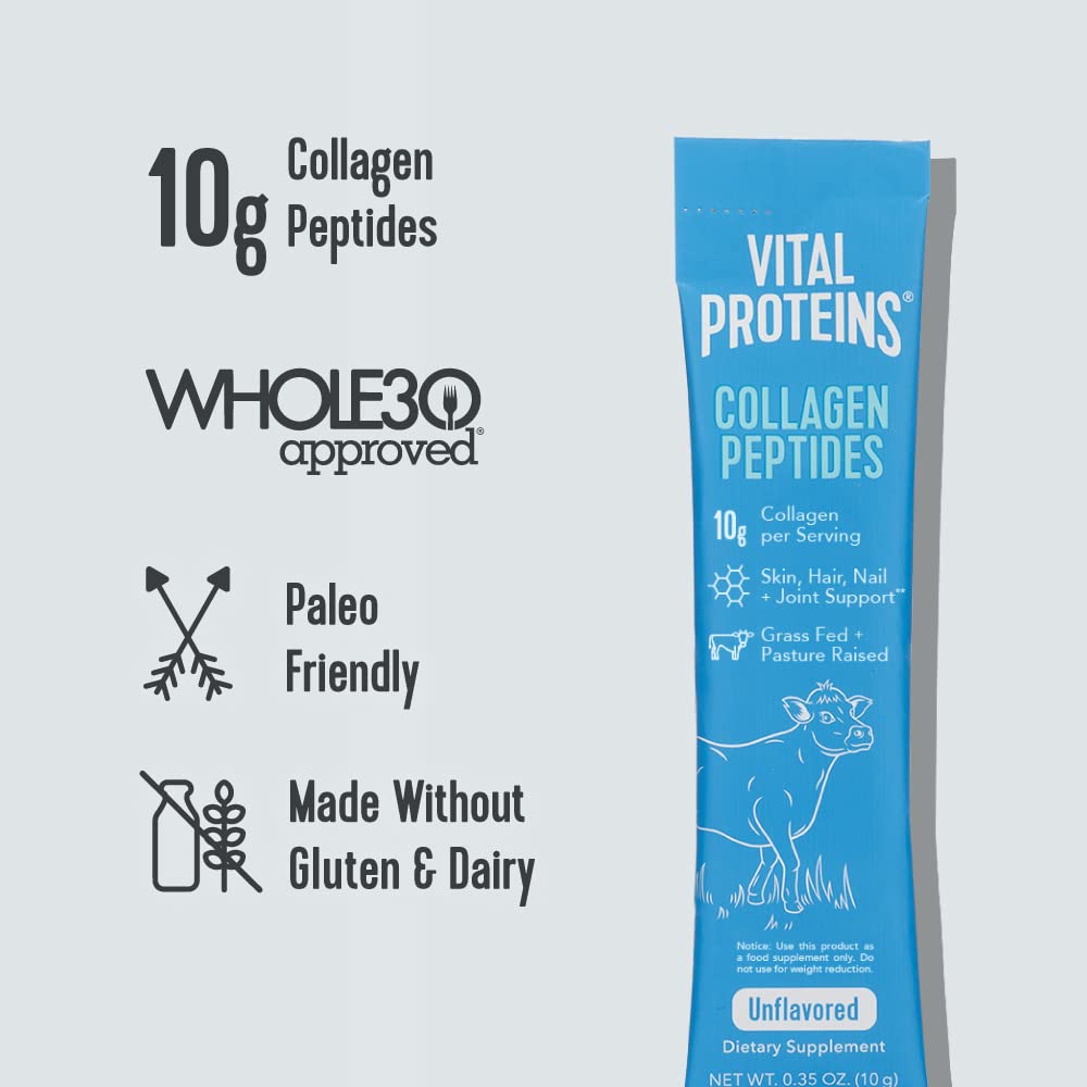 Vital Proteins, Unflavored Collagen Peptides, 20 Ounce - Nirvana Guru