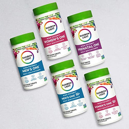 Rainbow Light Prenatal One High Potency Daily Multivitamin with Folate, Ginger and Probiotics; Supports Mom and Baby from Conception to Nursing; Vegan, 150 Tablets,* Pack May Vary Nirvana Guru