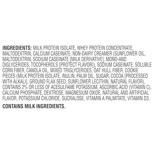 Muscle Milk Genuine Protein Powder, Chocolate, 1.93 Pounds, 13 Servings, 32g Protein, 2g Sugar, Calcium, Vitamins A, C & D, NSF Certified for Sport, Energizing Snack, Packaging May Vary Nirvana Guru