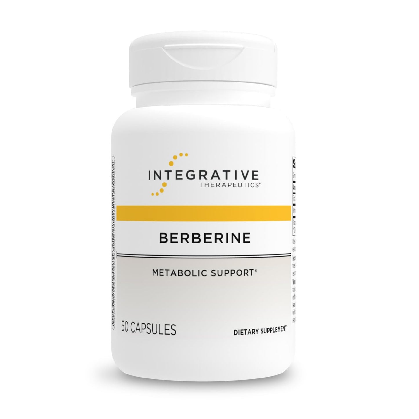 Integrative Therapeutics Berberine - Supplement for Cellular Energy Metabolism & Metabolic Support* - Dairy-Free & Gluten-Free - 60 Capsules (60 Servings) Nirvana Guru