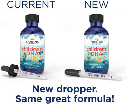 Nordic Naturals Children’s DHA Xtra, Berry Punch - 2 oz for Kids - 880 mg Total Omega-3s with EPA & DHA - Cognitive & Immune Function, Learning, Social Development - Non-GMO - 48 Servings - Nirvana Guru