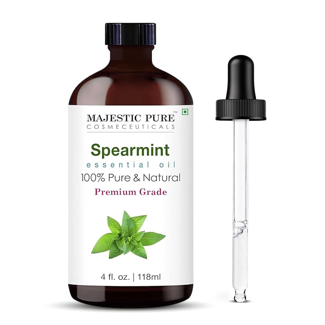 Majestic Pure Lavender Essential Oil with Glass Dropper | 100% Pure and Natural Lavender Oil | Premium Grade Essential Oils for Diffusers, Skin, Aromatherapy, Massage | 4 Fl Oz - Nirvana Guru