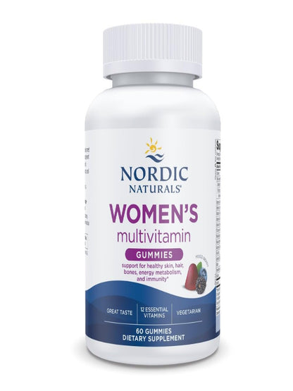 Nordic Naturals Men's Multivitamin Gummies, Mixed Berry - 60 Gummies - Support for Healthy Bones, Blood Vessels, Energy & Immunity - Non-GMO, Vegetarian - 30 Servings - Nirvana Guru