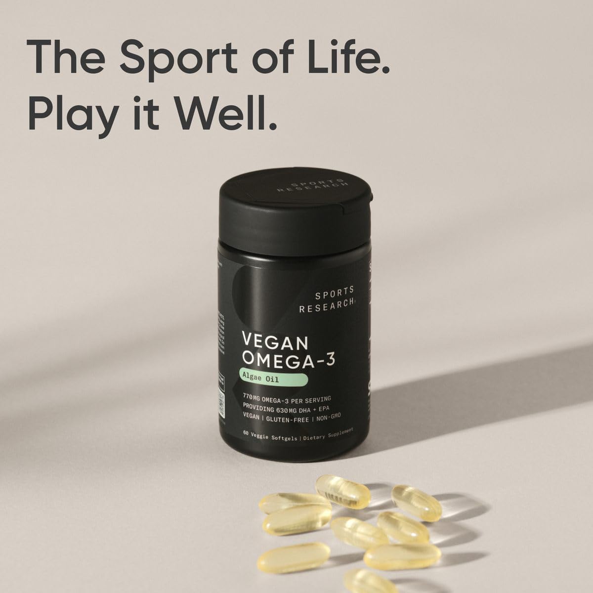 Sports Research® Vegan Omega-3 Algae Oil - Nirvana Guru
