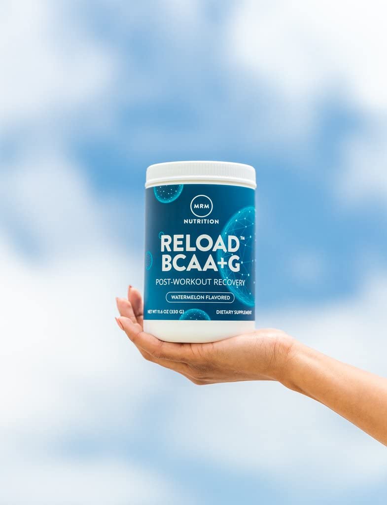 MRM Nutrition Reload BCAA+G Post-Workout Recovery| Island Fusion Flavored| 9.6g Amino Acids| with CarnoSyn®| Muscle Recovery| Keto Friendly| 26 Servings - Nirvana Guru