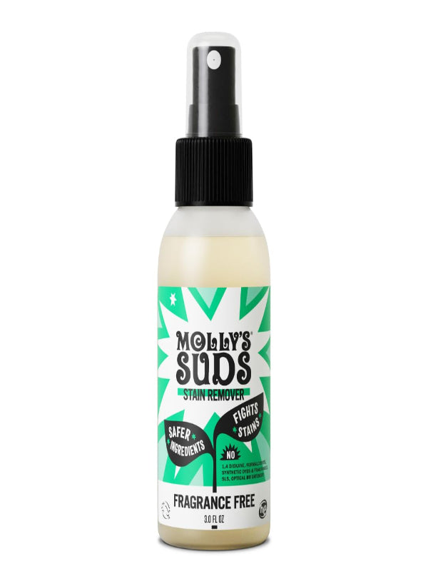 Molly's Suds Stain Remover Spray | Gentle Yet Powerful, Great for Baby & Pet Stains | Clean, Simple Ingredients (Fragrance Free) (16 Fl Oz (Pack of 2)) Nirvana Guru