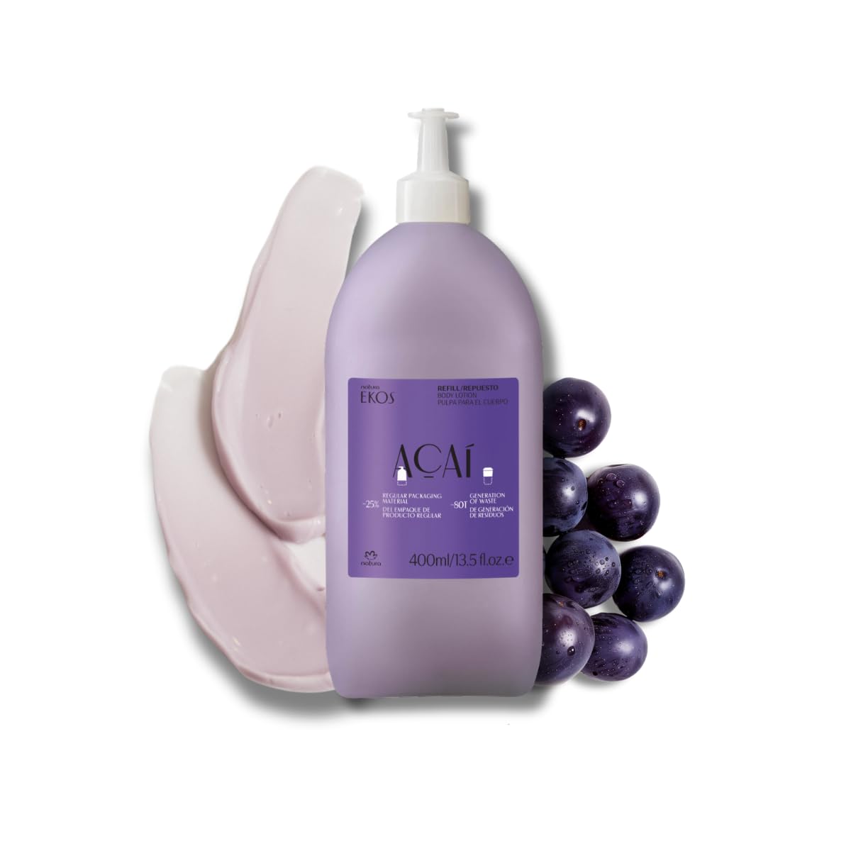 natura - Ekos Tukumã Replenishing Body Lotion - Vegan Skin Care - Moisturize & Improve Skin Texture - Boost Hyaluronic Acid - Brazilian Beauty Secrets - Self Care & Body Care - 13.5 fl oz (400ml) - Nirvana Guru