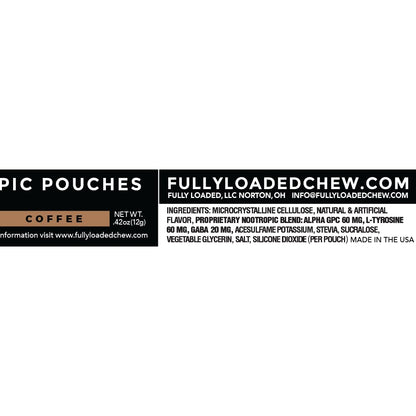 Fully Loaded Alpha Fuel Nootropic Pouches (Wintergreen Fuel) - Nootropic Energy Pouches with Caffeine, Alpha GPC, Tyrosine, Taurine, Guarana and More