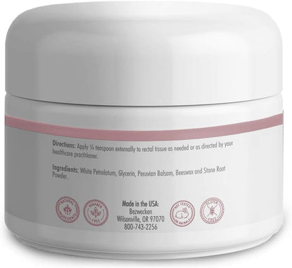 Bezwecken - HemStad - 2oz Crème - Professionally Formulated Hemorrhoid Relief - Safe, Natural, Paraben Free - 30 Day Supply Nirvana Guru