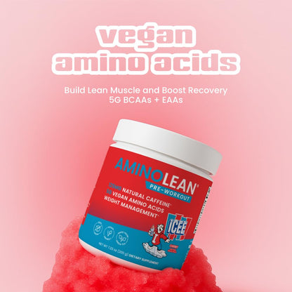RSP NUTRITION AminoLean Pre Workout Powder, Amino Energy & Weight Management with Vegan BCAA Amino Acids, Natural Caffeine, Preworkout Boost for Men & Women, 30 Serv, Pink Lemonade… Nirvana Guru