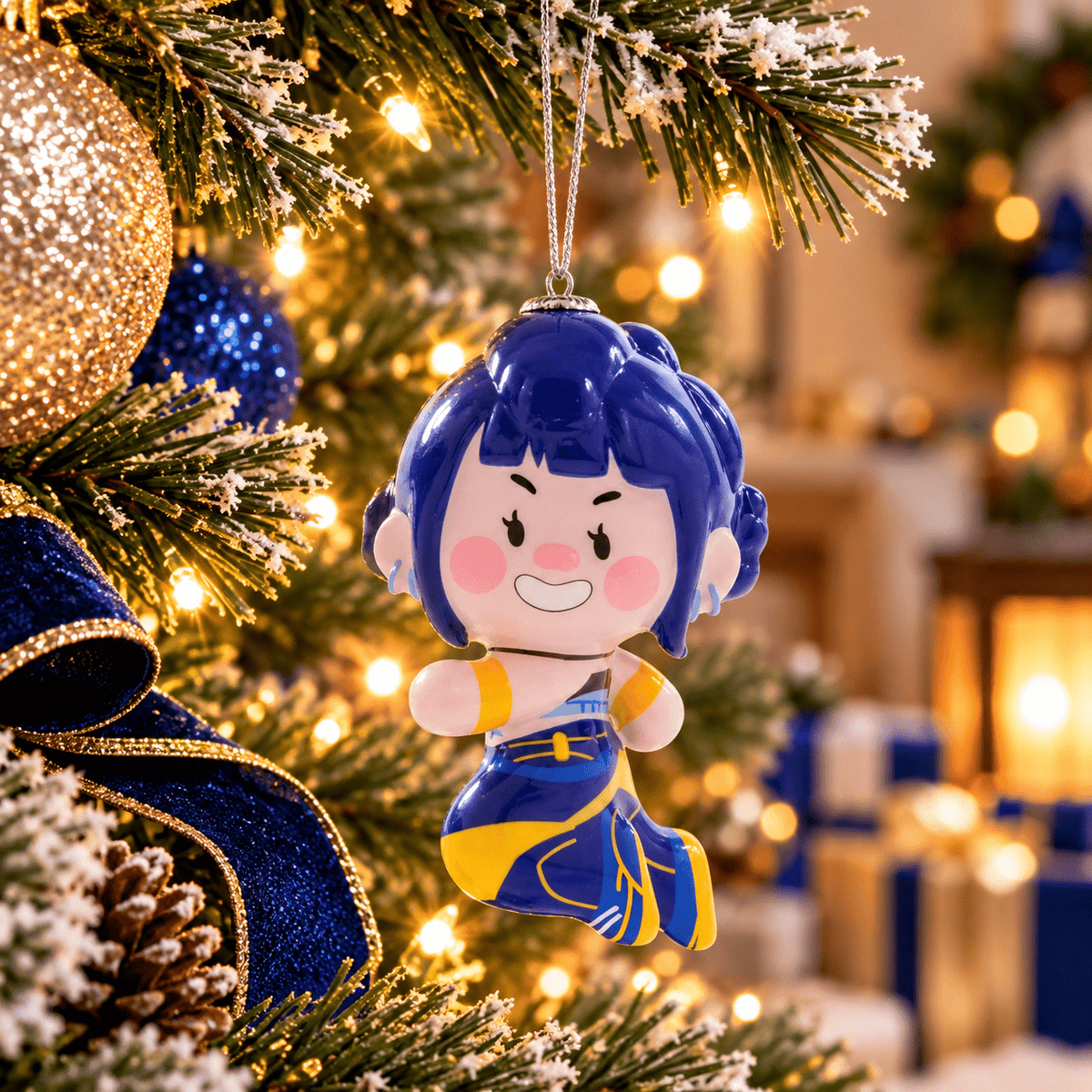 KPop Demon Hunters HUNTR/X Holiday Ornament Collection – Rumi, Mira & Zoey Character Tree Decorations, Complete 3-Piece Set