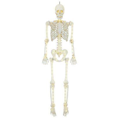 5ft Light Up Poseable Skeleton Decoration, Halloween Outdoor Decor, by Way To Celebrate nirvanaguru