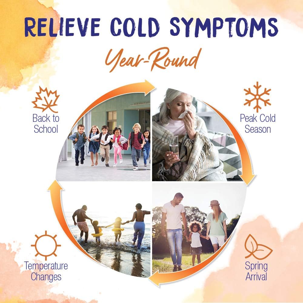 Boiron ColdCalm Tablets for Relief of Common Cold Symptoms Such as Sneezing, Runny Nose, Sore Throat, and Nasal Congestion - Non-Drowsy - 120 Count (2 Pack)