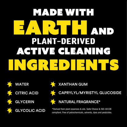 Molly's Suds Toilet Bowl Cleaner (Non-Bleach) | 98% Plant-Based Gel Formula Freshens, Removes Stains and Deodorizes | Lemon Scent - 23 Fl Oz (Pack of 3) Nirvana Guru