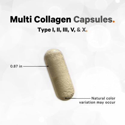 Codeage Multi Collagen Peptides Protein Capsules, 5 Collagen Types, Grass-Fed & Hydrolyzed Bovine Collagen Pills Supplement, Ashwagandha, Amla Berry Vitamins, Collagen Peptides - 90 Capsules - Nirvana Guru