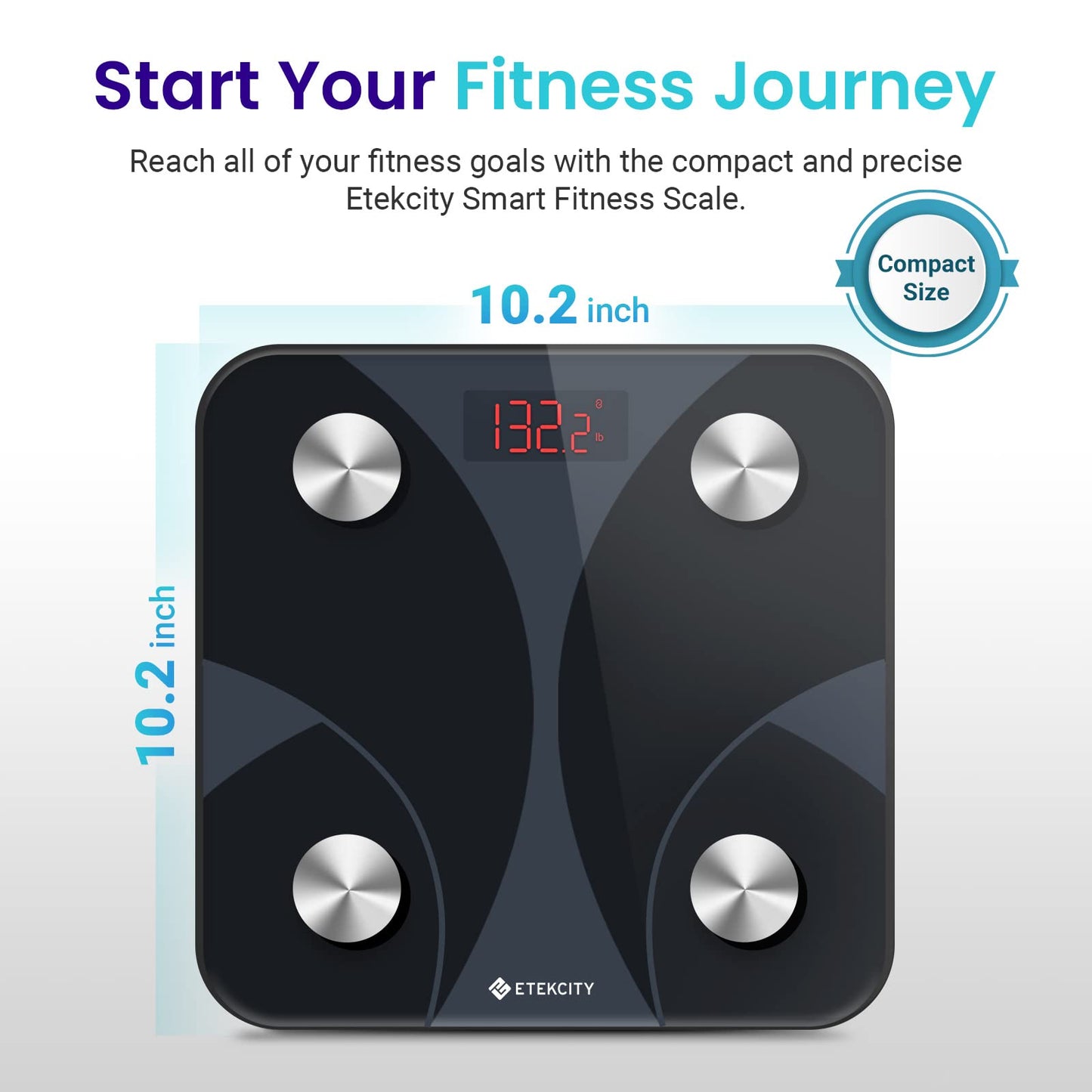 Etekcity Smart Scale for Body Weight FSA HSA Store Eligible, Bathroom Digital Weighing Scale with BMI, Body Fat, Muscle Mass, Accurate Bluetooth Home User Health Equipment Sync Apps Nirvana Guru