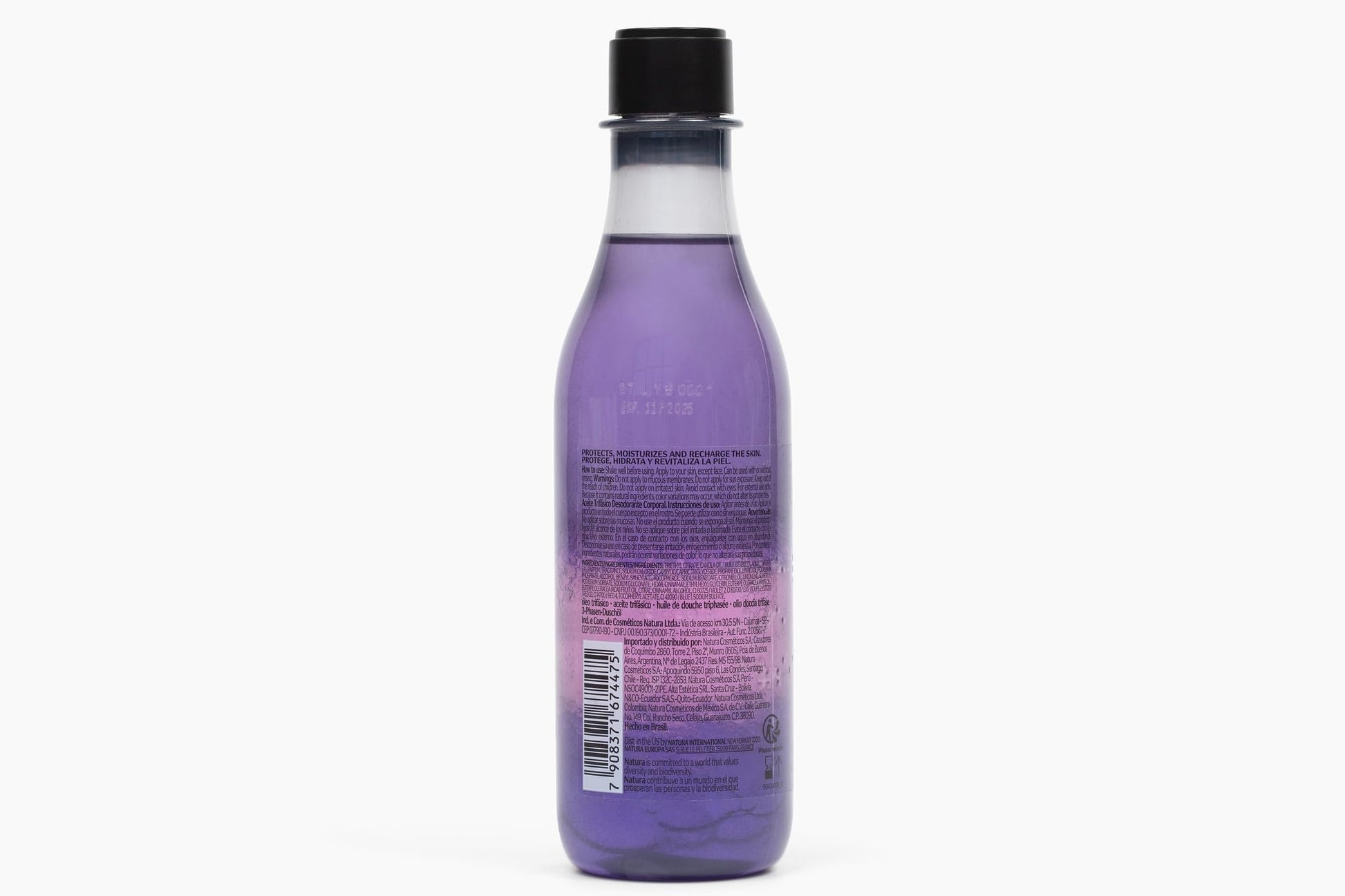 natura - Ekos Maracujá Triple Phase Shower Oil - Calming In-Shower or Bath Oil - Scented - Skin Moisturizer - Vegan Skin Care - Brazilian Beauty Secrets - Self Care - 6.7 fl oz (200ml) - Nirvana Guru