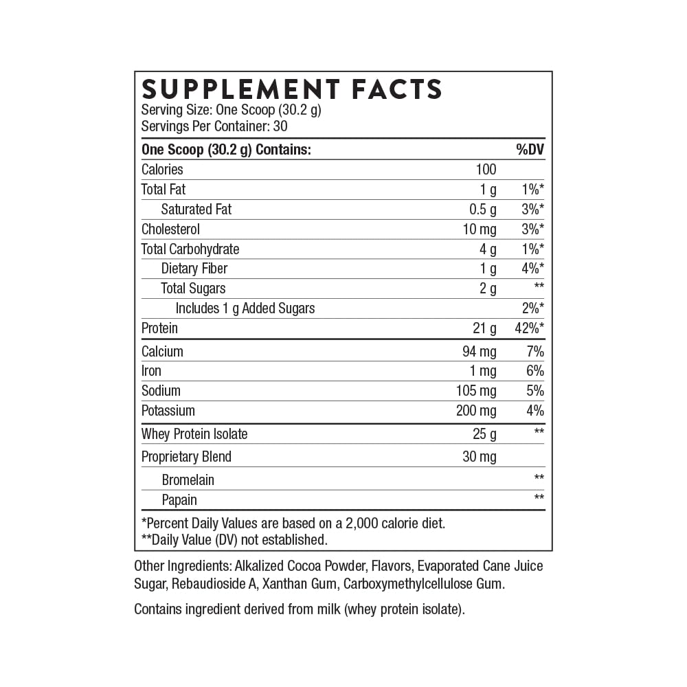 THORNE - Whey Protein Isolate - 21 Grams of Easy-to-Digest Whey Protein Powder - NSF Certified for Sport - Vanilla - 29.5 Ounces - 30 Servings - Nirvana Guru
