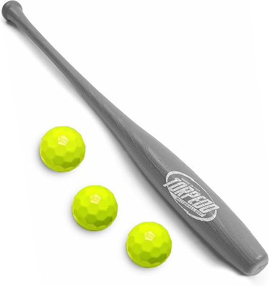 BLITZBALL Torpedo Set - Includes (3) Official Brand Balls & (1) Torpedo Bat - Made in USA Nirvana Guru