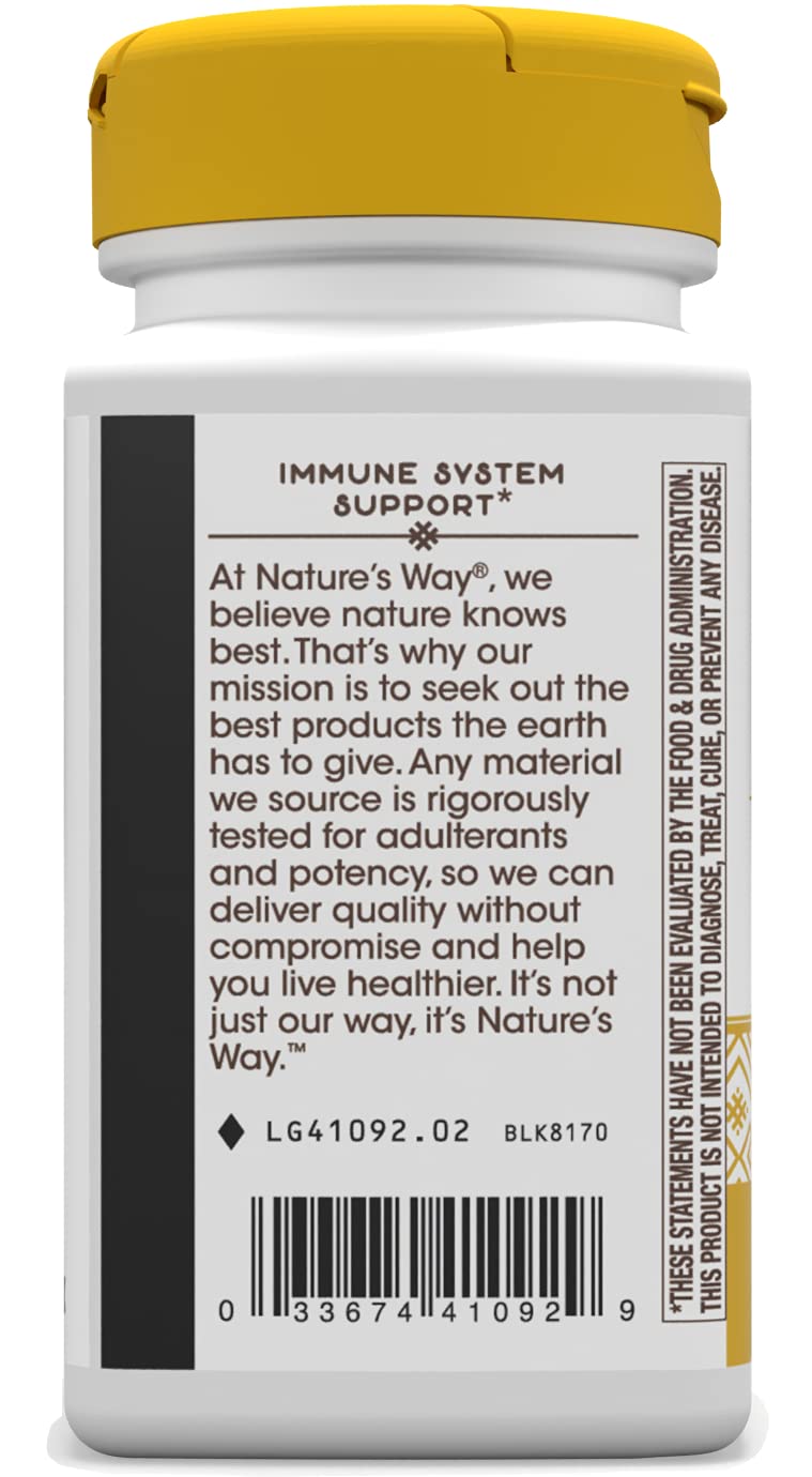 Nature's Way Zinc Lozenges with Vitamin C & Echinacea, Immune Support*, 23 mg of Zinc & 100 mg of Vitamin C per Serving, Wild Berry Flavored, 60 Lozenges (Packaging May Vary) - Nirvana Guru