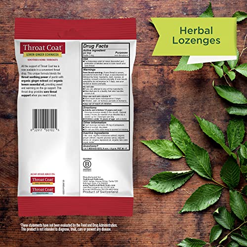 Traditional Medicinals Lozenges, Organic Morning Ease Lemon Ginger, Relieves Nausea & Morning Sickness Associated w/Normal Pregnancy, 30 Individually Wrapped Lozenges - Nirvana Guru