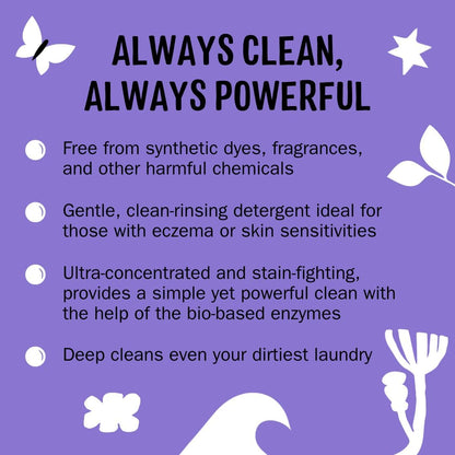 Molly's Suds Liquid Laundry Detergent | Clean Laundry Detergent Soap for Sensitive Skin | 2x Concentrated, High Efficiency (HE) | Unscented - 100 Loads Nirvana Guru