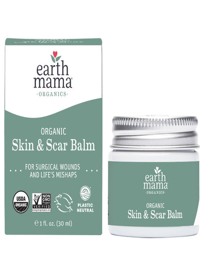 Earth Mama Organic Skin & Scar Balm |C-Section Recovery Skin Care, Pregnancy Stretch Mark Scar Cream with Organic Jojoba Oil, Tamanu Oil & Gotu Kola Nirvana Guru