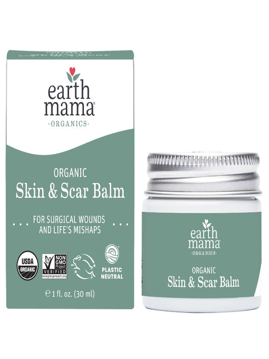 Earth Mama Organic Skin & Scar Balm |C-Section Recovery Skin Care, Pregnancy Stretch Mark Scar Cream with Organic Jojoba Oil, Tamanu Oil & Gotu Kola Nirvana Guru