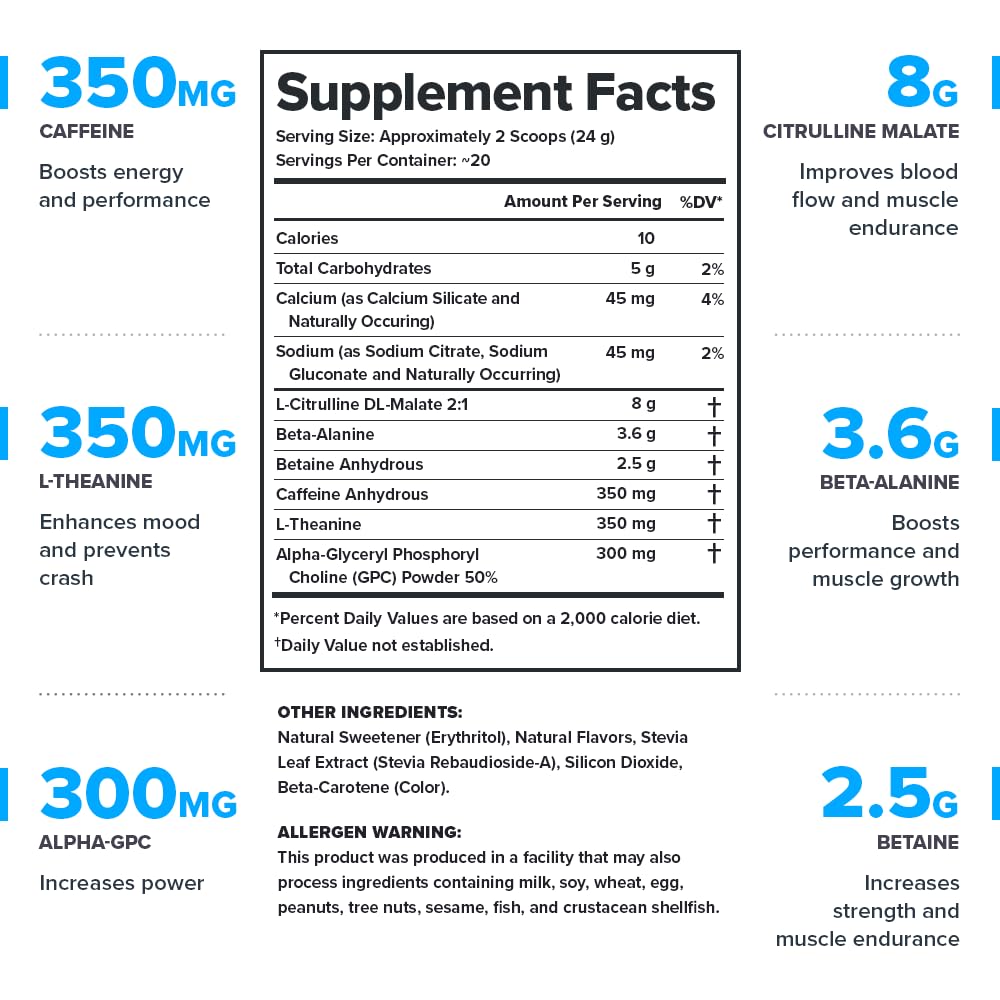 LEGION Pulse Pre Workout Supplement - All Natural Nitric Oxide Preworkout Drink to Boost Energy, Creatine Free, Naturally Sweetened, Beta Alanine, Citrulline, Alpha GPC (Fruit Punch) Nirvana Guru