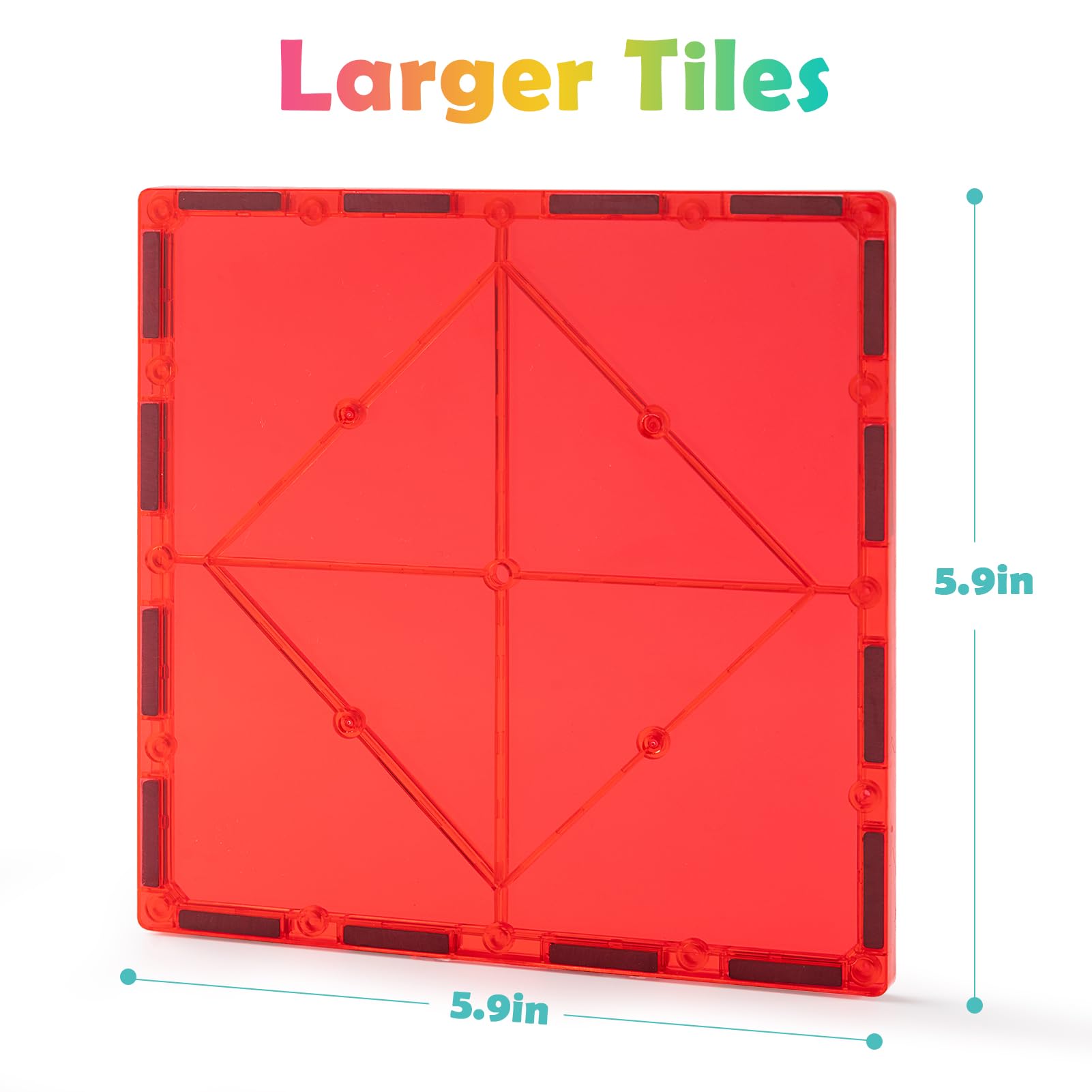 Gemmicc Magnetic Tiles, Deluxe 136 PCS Building Blocks Magnet Toys for Kids,3D Magnet Puzzles Stacking Blocks for Boys Girls,Huge Set with 2 Cars Nirvana Guru