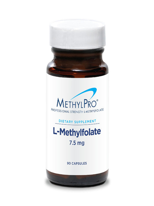 MethylPro L-Methylfolate 7.5 mg - L Methyl Folate, Methylfolate Supplement for Women & Men, Methylated Vitamin B9 (5-MTHF) for Brain Health, Focus, and Calm - 90 Capsules (Pack of 1) - Nirvana Guru